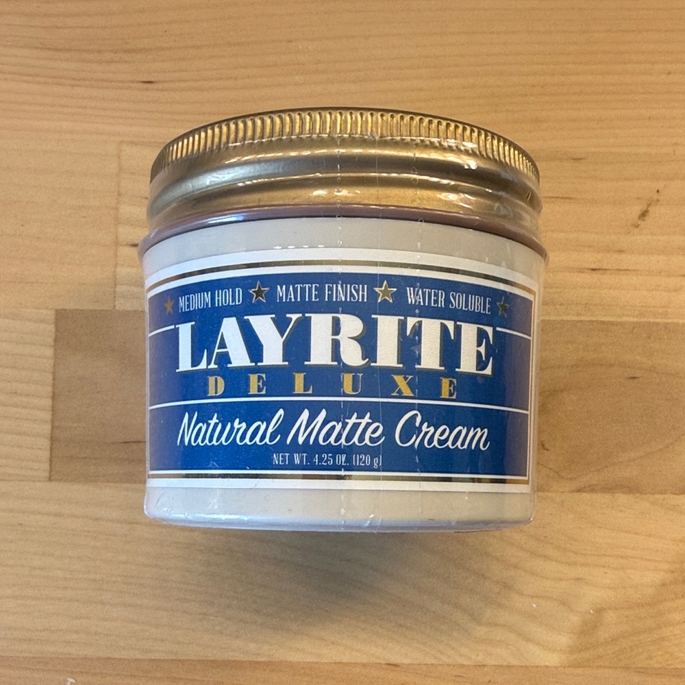 Deluxe Natural Matte Cream - Blue and Gold
